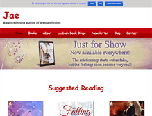 Tablet Screenshot of jae-fiction.com
